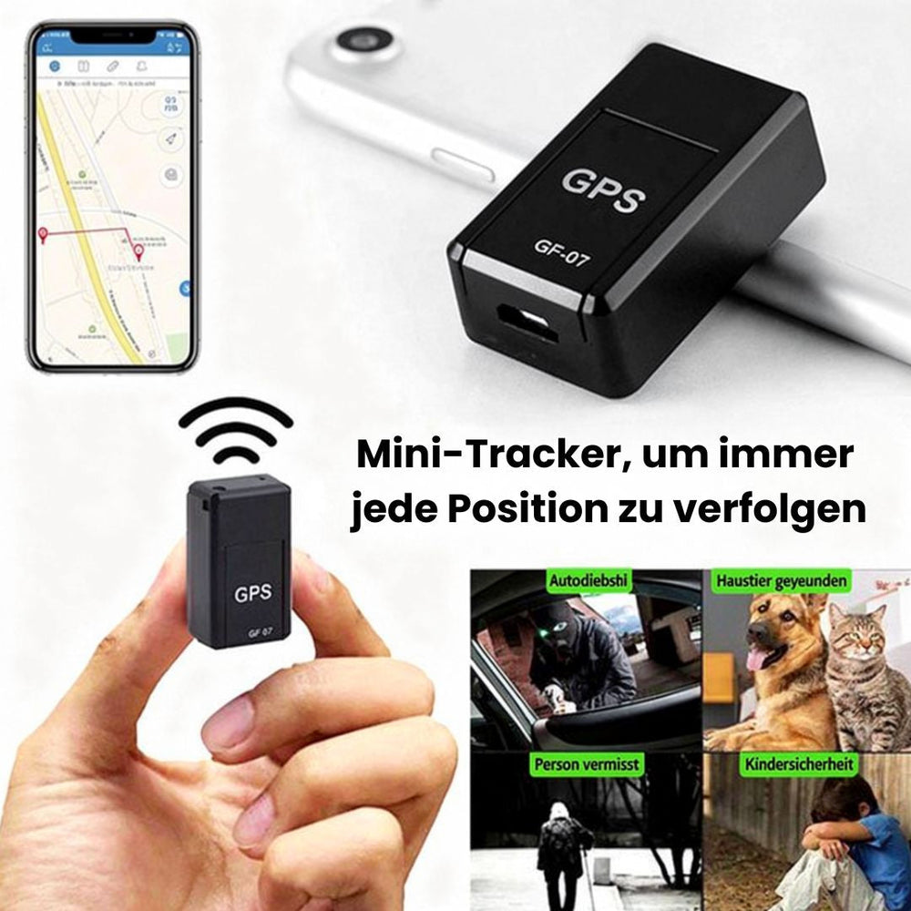 Enhanced Product Title:  
"Mini GPS Tracker GF-07 – Echtzeit-Ortung per App – Kein Abo, Kein Vertrag – Ideal für Haustiere, Fahrzeuge & Wertsachen" 

This title includes relevant keywords and highlights the product's features and potential uses, making it