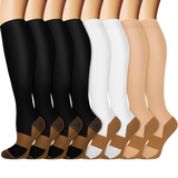 Enhanced Product Title: "StepRelief Gradual Compression Copper Socks - 15-20 mmHg, 8 Pairs for Enhanced Circulation & Comfort" 

This title includes keywords that improve search visibility while clearly conveying the product's benefits and features.