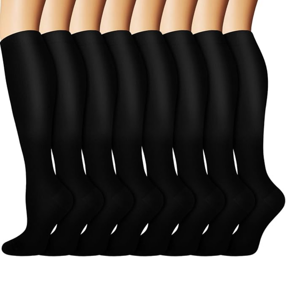 Enhanced Product Title: "StepRelief Gradual Compression Copper Socks - 15-20 mmHg, 8 Pairs for Enhanced Circulation & Comfort" 

This title includes keywords that improve search visibility while clearly conveying the product's benefits and features.