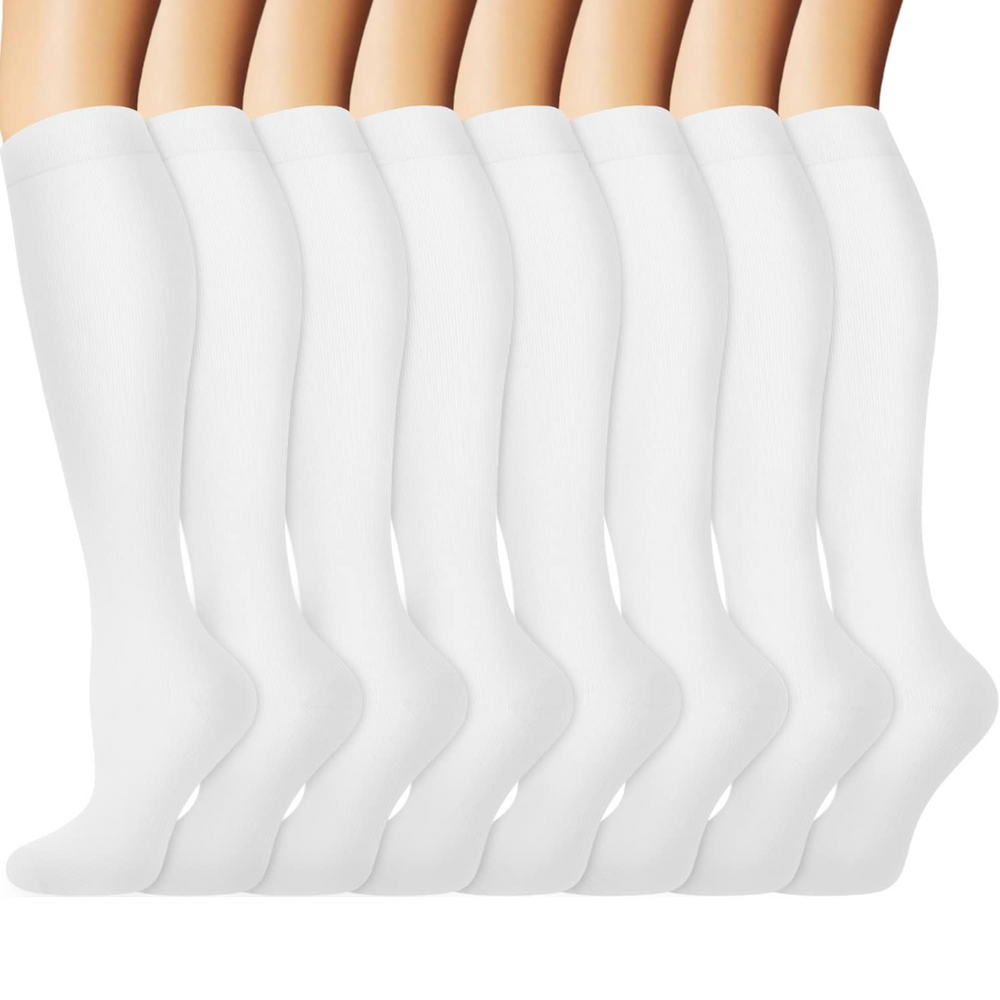 Enhanced Product Title: "StepRelief Gradual Compression Copper Socks - 15-20 mmHg, 8 Pairs for Enhanced Circulation & Comfort" 

This title includes keywords that improve search visibility while clearly conveying the product's benefits and features.