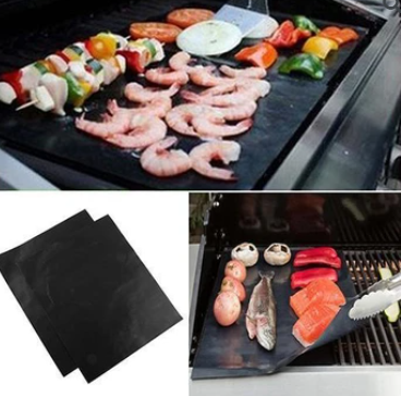 Antihaft-Grillmatte 2er-Set – Perfekte Grill-Ergebnisse ohne Rückstände | Ideal für Sauberes Grillen