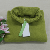 Women's oversized turtleneck sweater in fall-leaf color - Nora