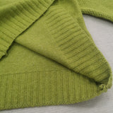 Women's oversized turtleneck sweater in fall-leaf color - Nora