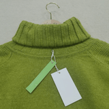 Women's oversized turtleneck sweater in fall-leaf color - Nora