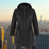 Women's hooded coat, view 3