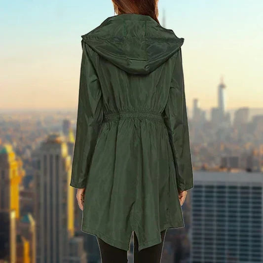 Women's hooded coat, view 6