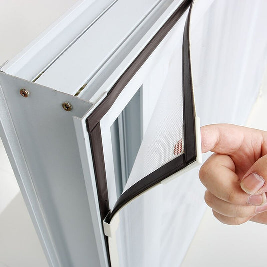 Magnetic Window Fly Screen – No-Drill Install, Trimmable Mesh & Insect Protection