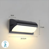 LED Outdoor Wall Light – IP65 Waterproof, Motion Sensor & Aluminum Body