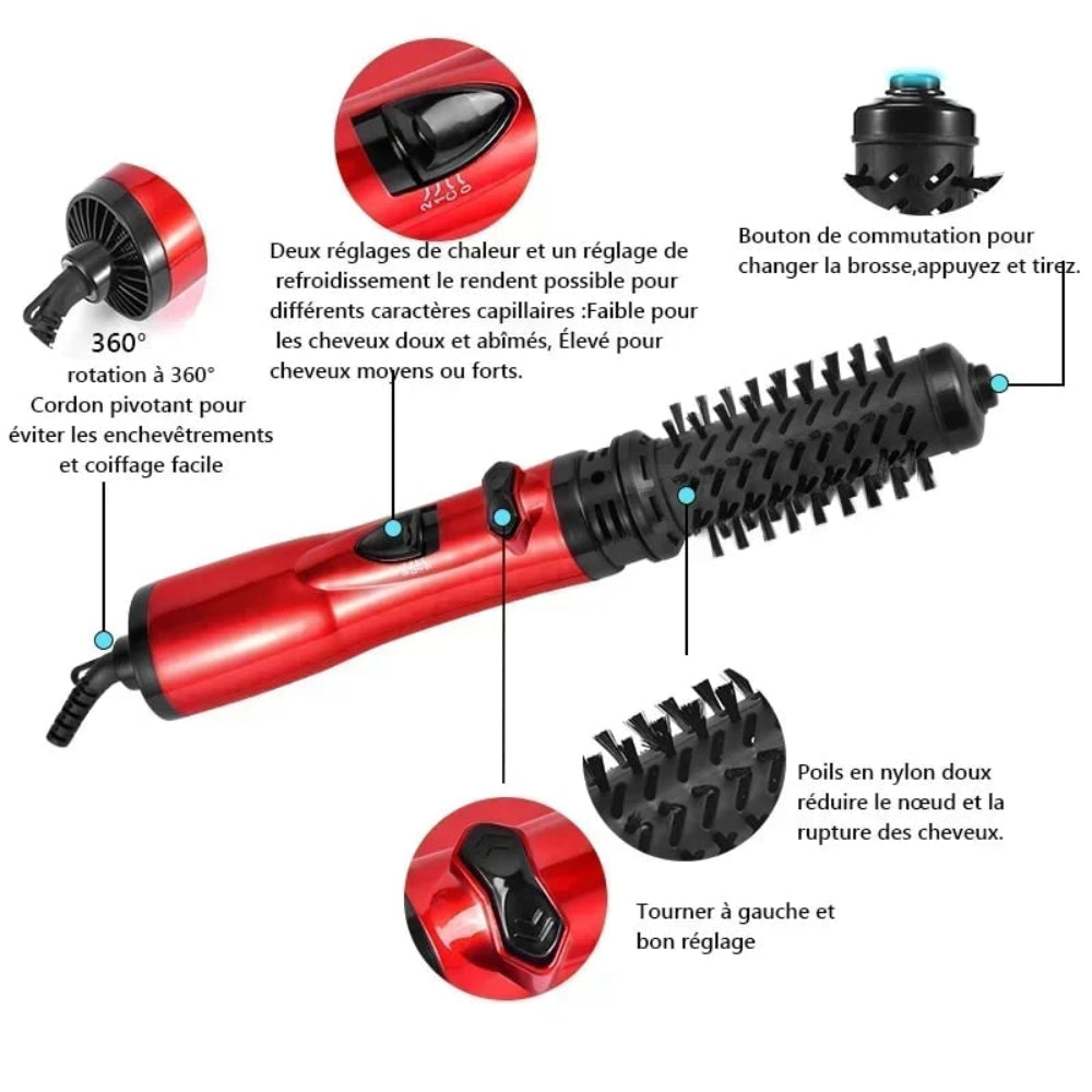 Hair Straightening Brush Multifunctional Blow Dry Style