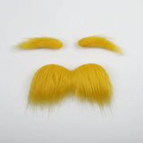 Halloween Accessories Adhesive Mustache Eyebrows Set Costume