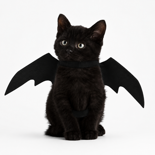 Bat Wings Pet Costume – Halloween, Lightweight Design &amp; Dog-Cat Accessory