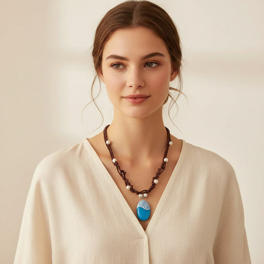 Ocean Princess Necklace – Halloween Costume Jewelry & Cosplay Accessory