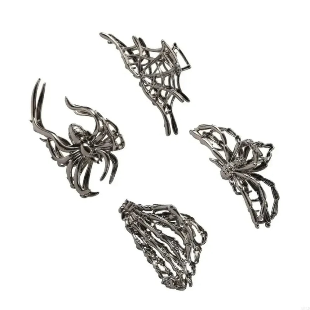 Halloween Accessories Hair Clips Spider Bat Designs