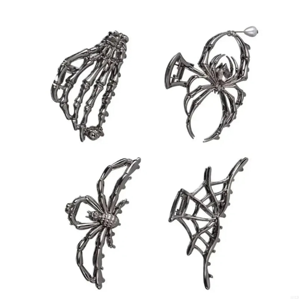Halloween Accessories Hair Clips Spider Bat Designs