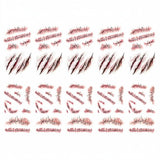 Halloween Accessories Horror Tattoos Wound Effects