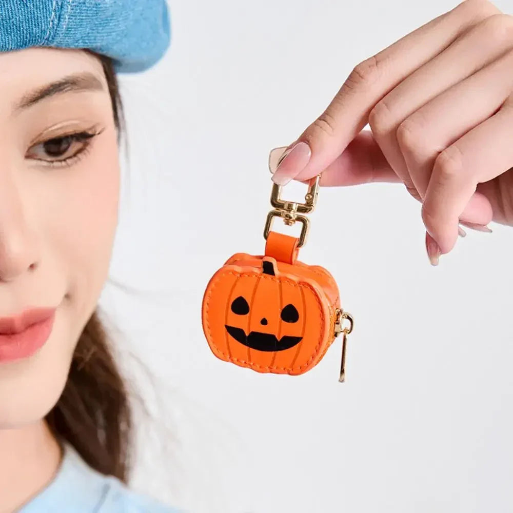 Mini Storage Bag Keychain – Halloween, Christmas & PU Leather Design