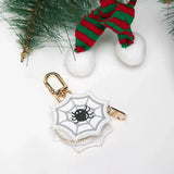 Mini Storage Bag Keychain – Halloween, Christmas & PU Leather Design