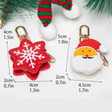 Mini Storage Bag Keychain – Halloween, Christmas & PU Leather Design