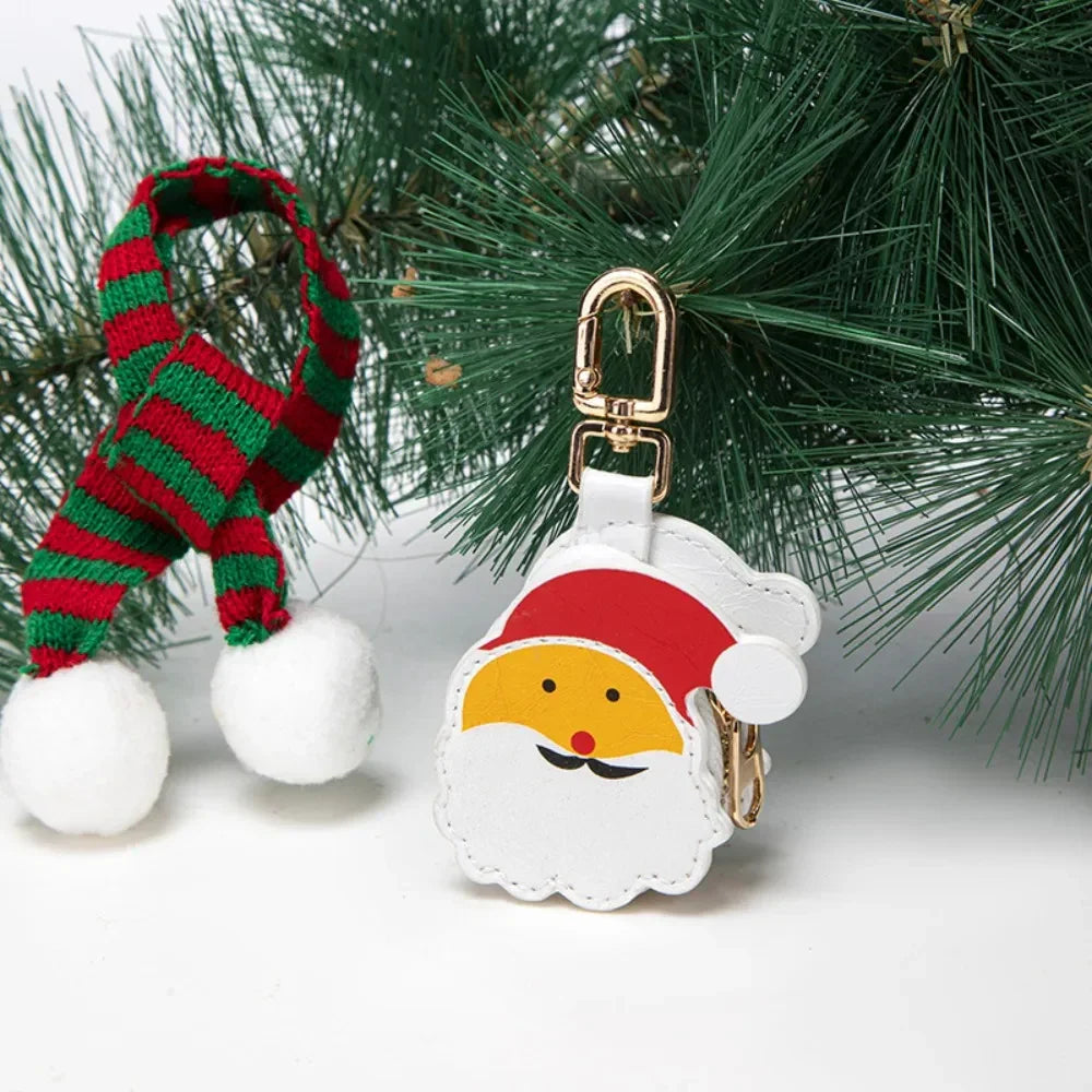 Mini Storage Bag Keychain – Halloween, Christmas & PU Leather Design
