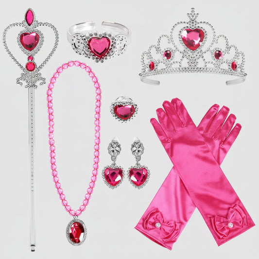 Necklace &amp; Earrings Costume Jewelry Set – Halloween Accessory for Kids