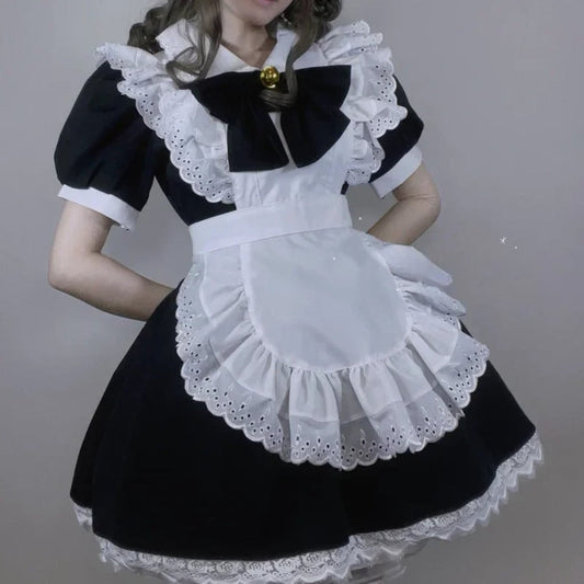 Gothic Maid Dress Costume Set – Adult, Halloween & Cosplay Style