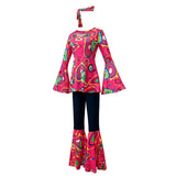 Halloween Costumes Adult Retro Hippie Bell Bottom Set