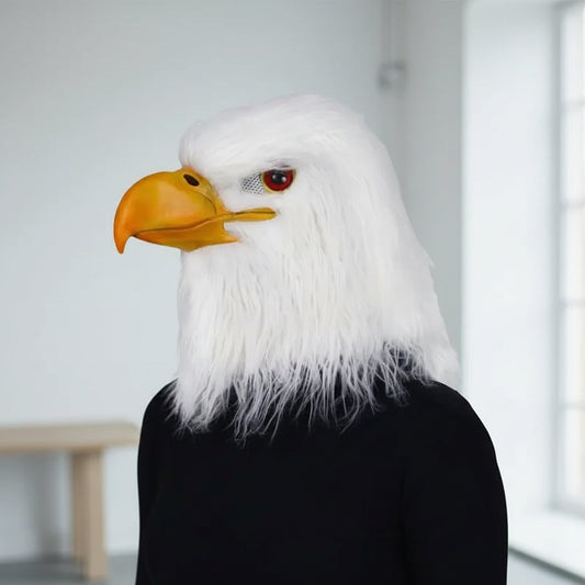 Eagle Head Mask – Animal Design, Halloween Costume & Full Coverage