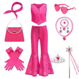 Halloween Costumes Girls Disco Outfit Kids Party Set