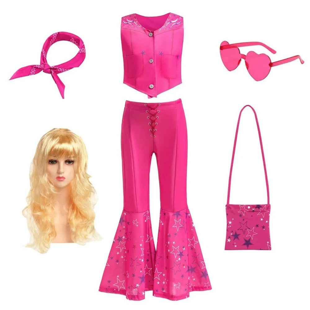 Halloween Costumes Girls Disco Outfit Kids Party Set