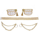 Halloween Costumes Girls Gold Dance Costume Set