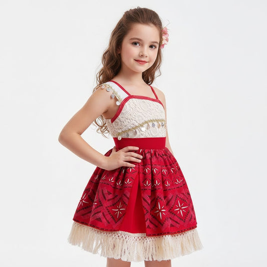 Girls Island Princess Halloween Costume – Tropical, Toddler & Kids Sizes