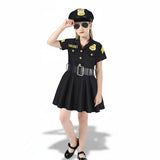Halloween Costumes Girls Police Dress Role Play Outfit