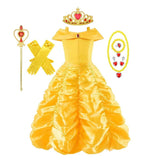 Halloween Costumes Girls Princess Ball Gown Dress