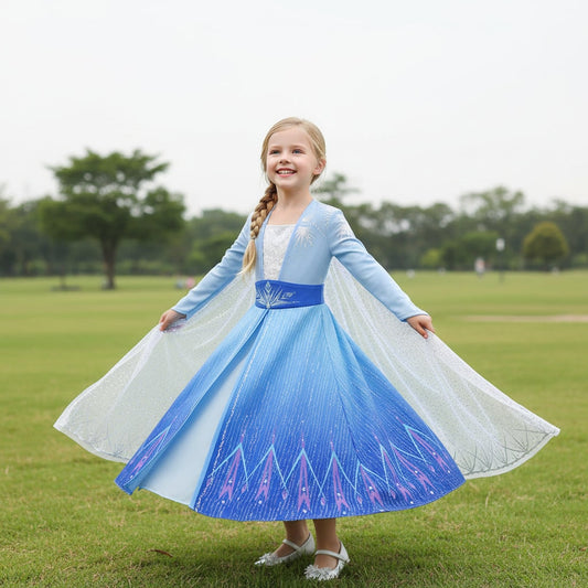 Princess Dress Costume – Girls, Sparkling Details & Halloween Party Gown