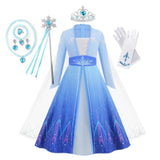 Halloween Costumes Girls Princess Dress Kids Party Gown