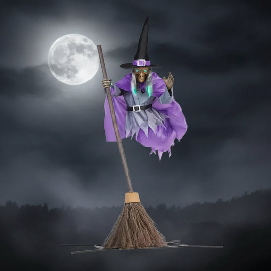 Witch Yard Decoration – Hanging Design, Halloween Prop & Outdoor Décor