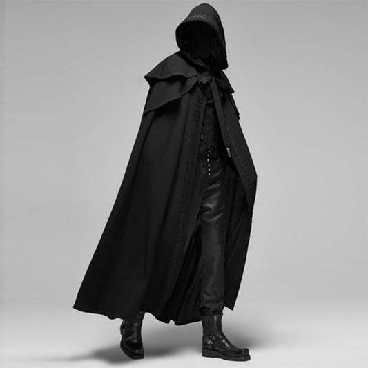 Hooded Cape Costume – Long Length, Dramatic Design & Halloween Style