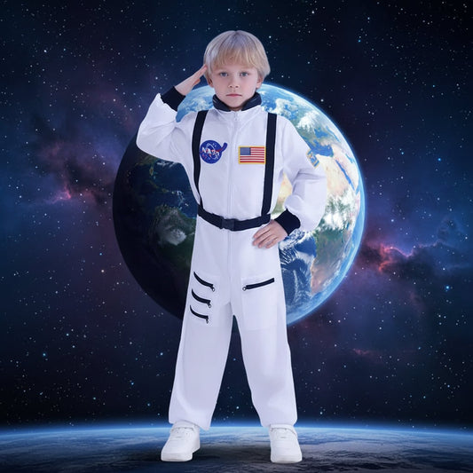 Astronaut Jumpsuit Costume – Kids, Space Design & Halloween Outfit