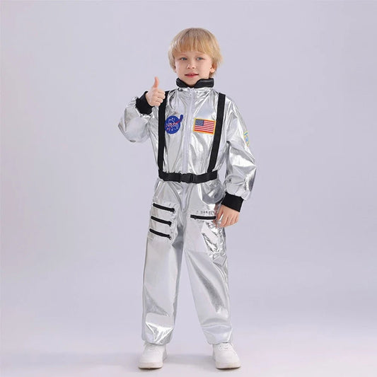 Astronaut Jumpsuit Costume – Kids, Halloween & Space Explorer Design