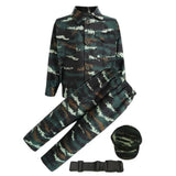 Halloween Costumes Kids Camo Soldier Set Adventure Outfit