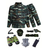 Halloween Costumes Kids Camo Soldier Set Adventure Outfit