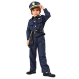Halloween Costumes Kids Police Uniform Role Play Outfit