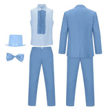 Halloween Costumes Mens Formal Suit Hat Outfit