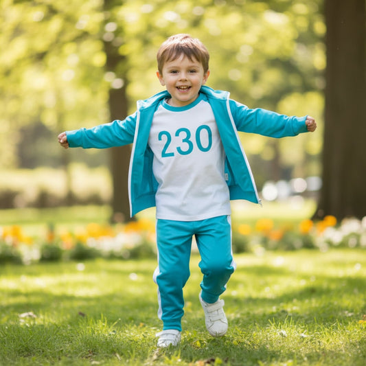 Kids Tracksuit Costume – Dress-Up Party Outfit, Halloween Theme & Unisex Fit