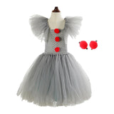 Halloween Costumes Clown Dress Tutu Party Outfit