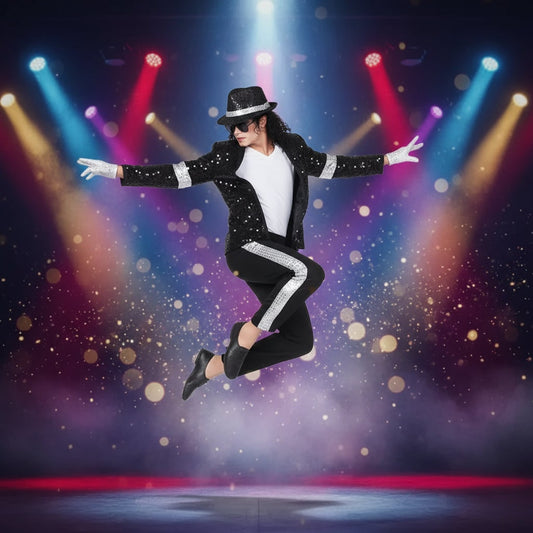 Sequin Costume Set – Halloween Performance Outfit & Wig
