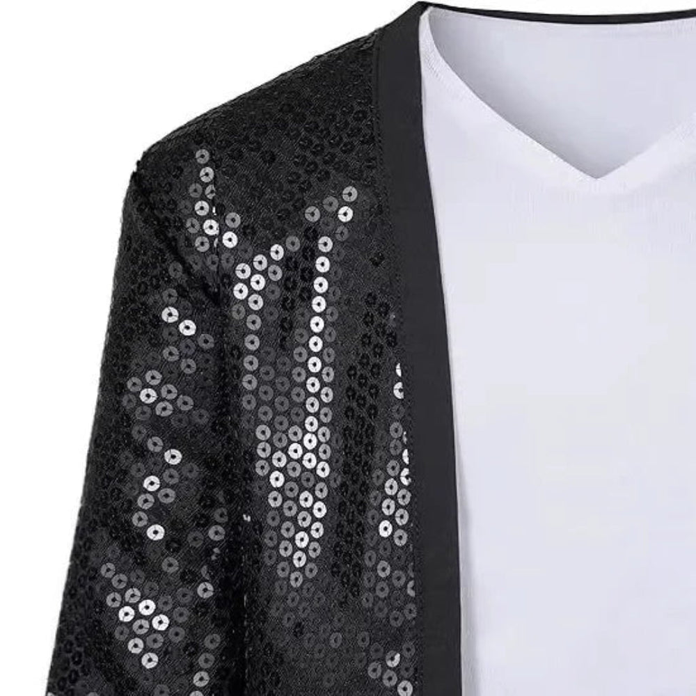 Halloween Costumes Sequin Jacket Set Performance Outfit