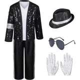 Halloween Costumes Sequin Jacket Set Performance Outfit
