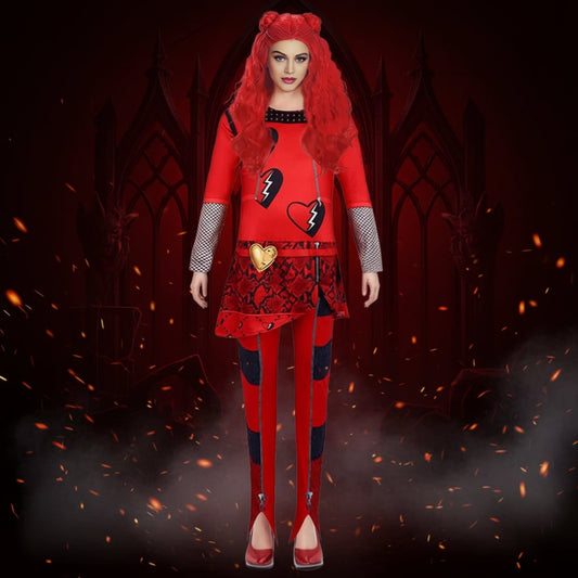 Women's Cosplay Costume – Long Sleeve Dress, Adjustable Size & Halloween Wear