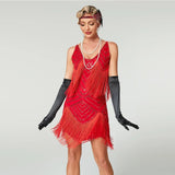 Halloween Costumes Womens Flapper Fringe Dress